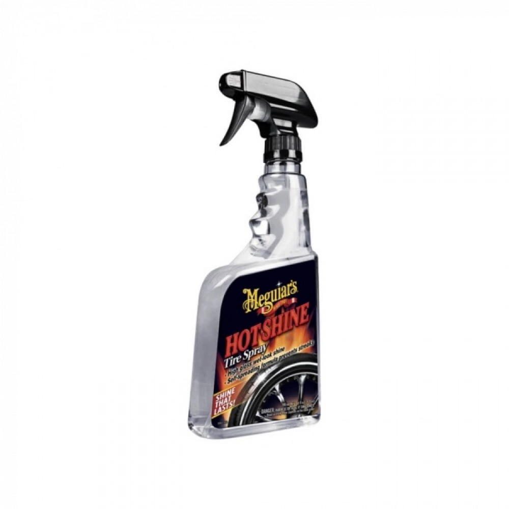 Solutie luciu anvelope Hot Shine Tire Spray Meguiar's, 710ml