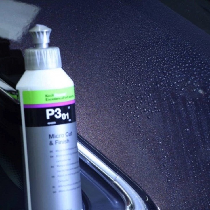 Polish finish cu protectie Carnauba Koch Chemie Micro Cut and Finish, P3.01, 250m