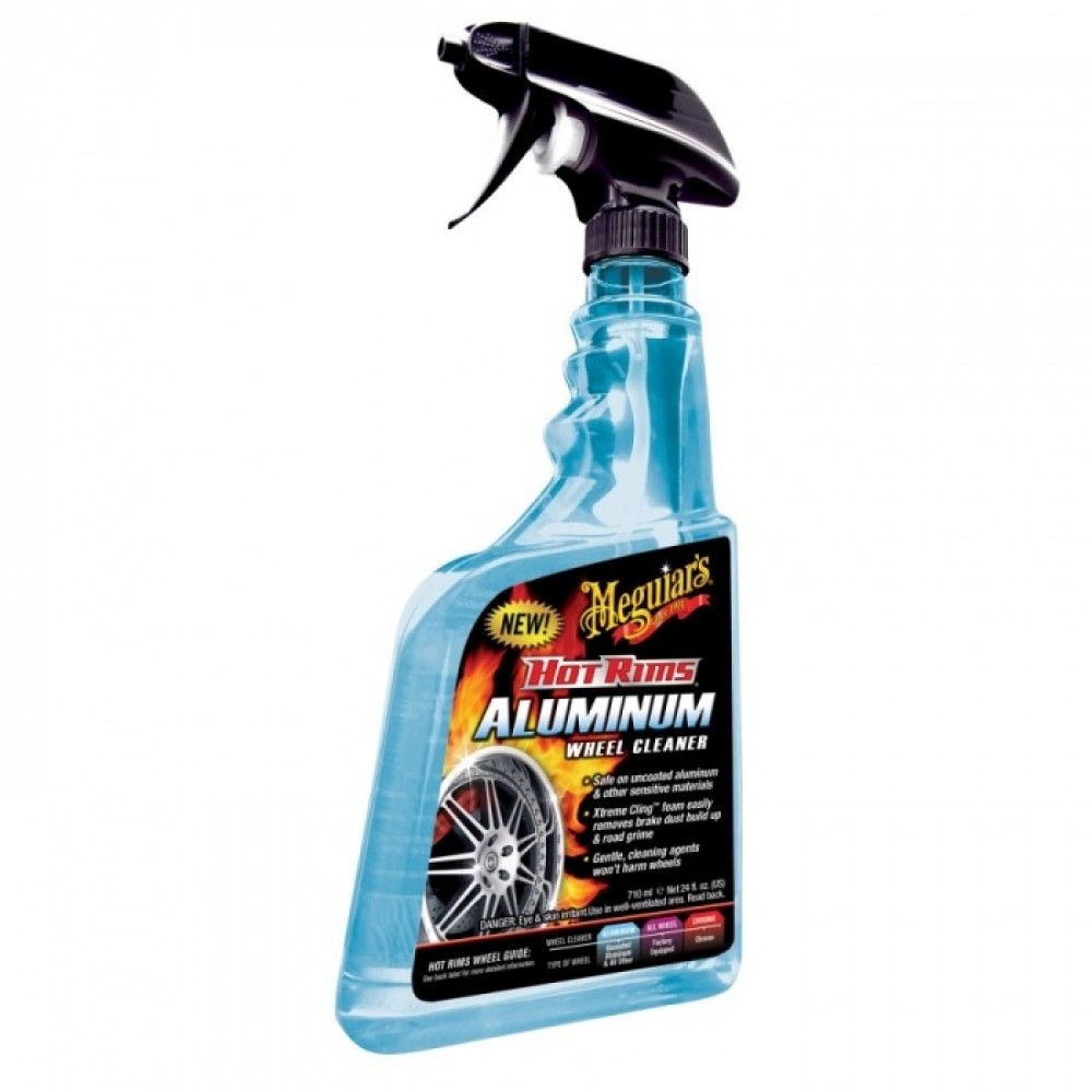 Solutie curatare jante aluminiu Hot Rims Aluminium Wheel Cleaner Meguiar's, 709ml