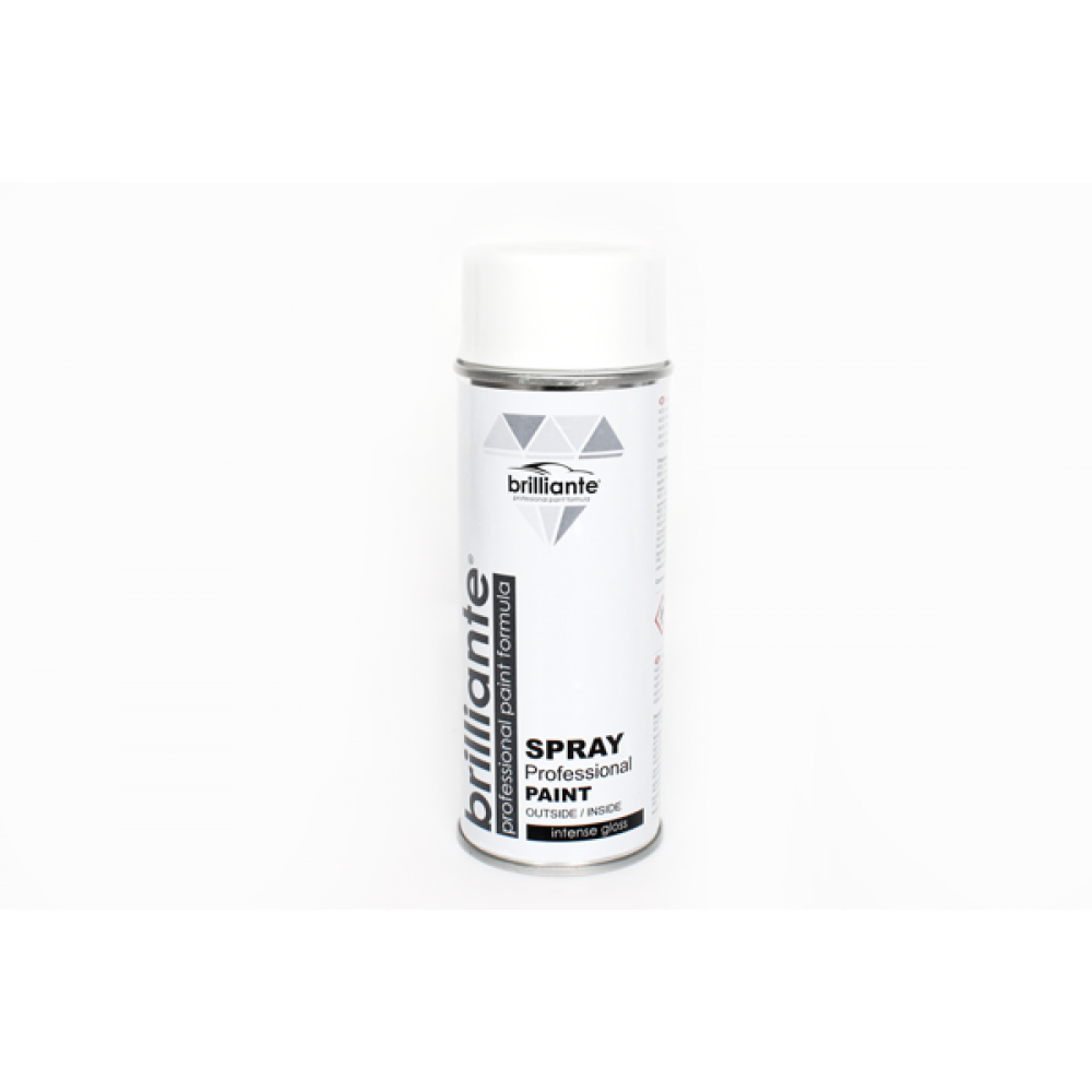 Vopsea spray alb pur lucios (ral 9010) 400ml brilliante