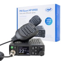 Statie radio cb pni escort hp 8900 asq, 12v/24v, rf gain, roger beep, ctcss-dcs, dual watch am/fm