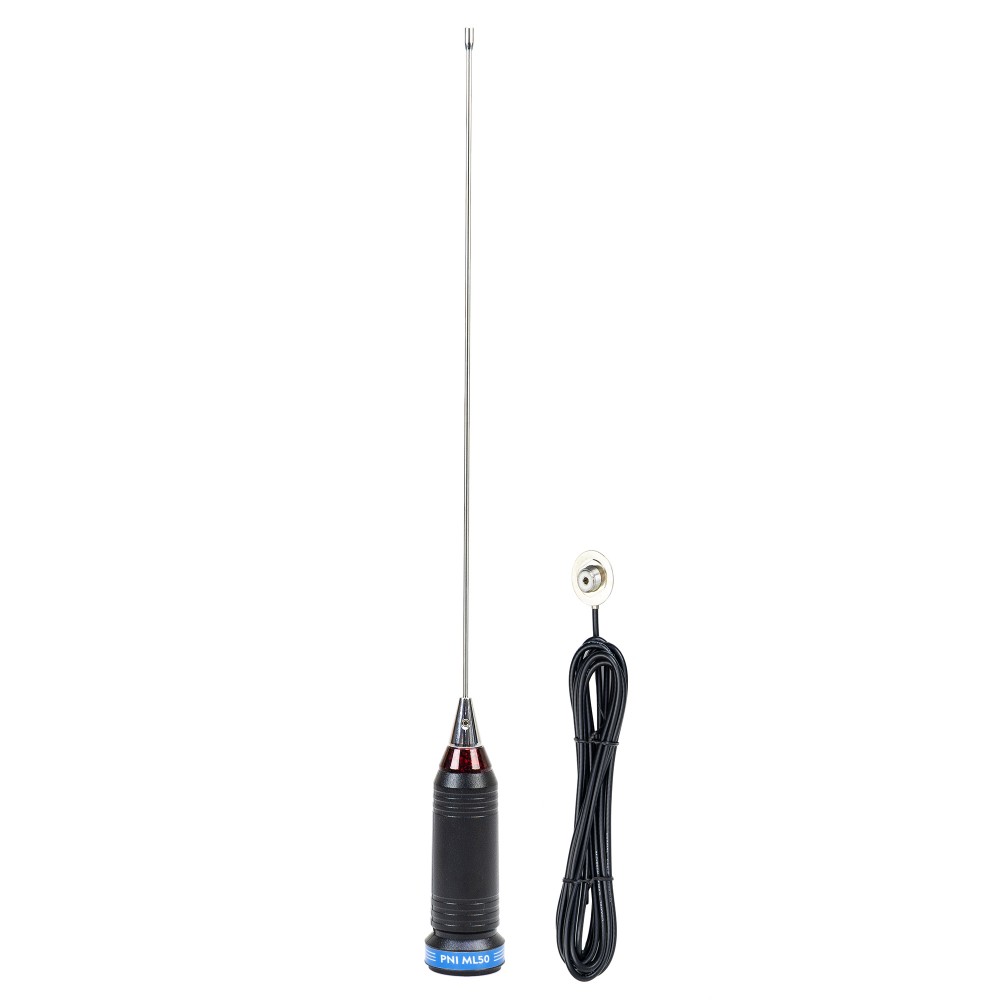 Antena cb pni ml50, lungime 48cm, cu cablu rg58, fara mufa pl259