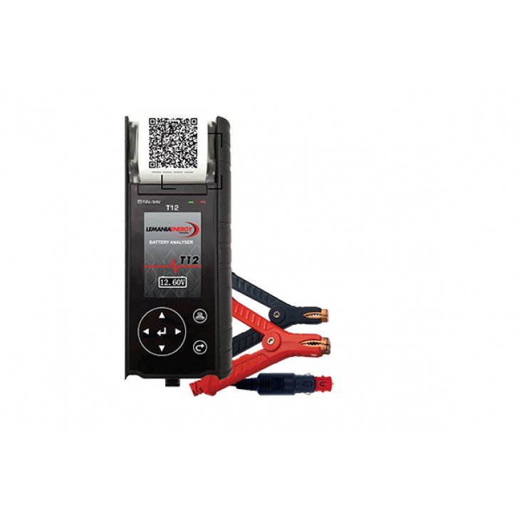 Tester profesional de baterii cu imprimanta si analizor sistem electric 12-24v lemania