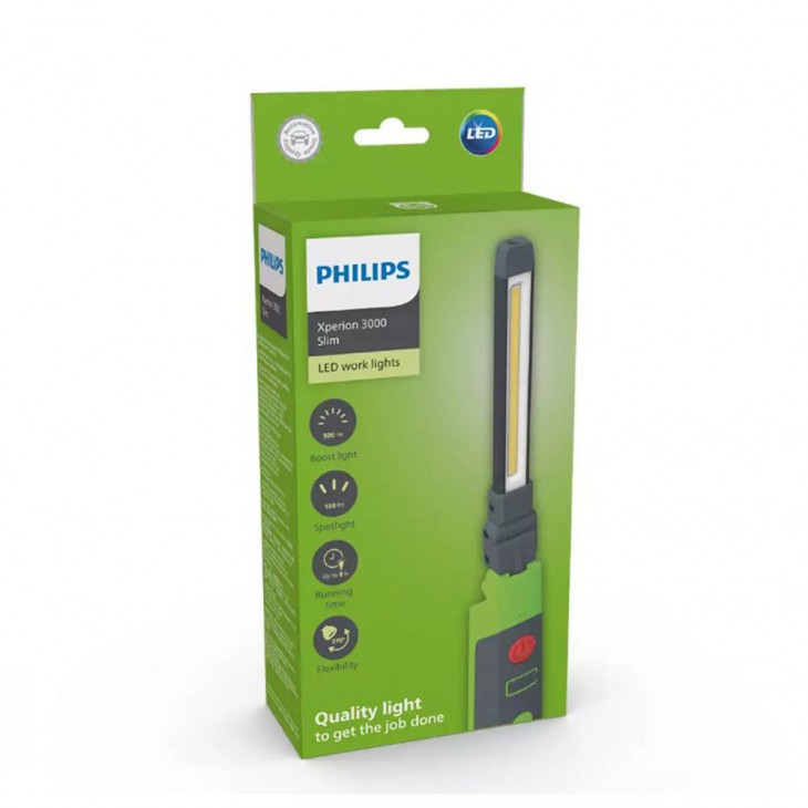 Lampa de lucru 500 lm cu reflector 150 lm philips xperion 3000