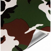 Folie colantare auto CAMUFLAJ FOREST (3m x 1,52m)