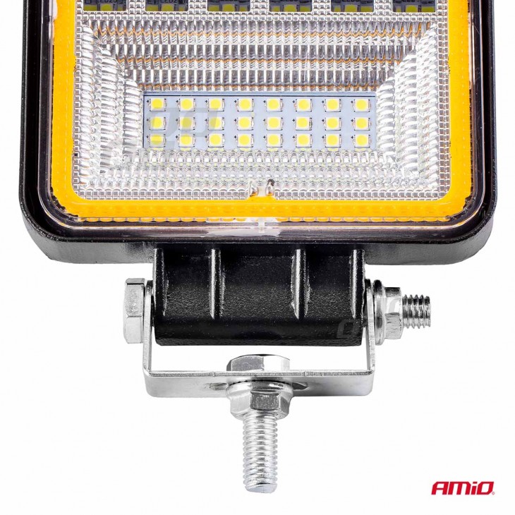 Proiector LED pentru Off-Road, ATV, SSV, cu functie de semnalizare, culoare 6500K, 3360 lm, tensiune 9 - 36V, dimensiuni 110 x 110 mm