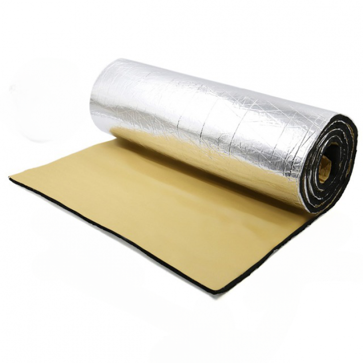 Material insonorizant auto cu strat din aluminiu, dimensiune 100cm x 100cm x 10mm