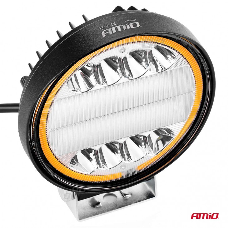 Proiector LED pentru Off-Road, ATV, SSV, cu functie de semnalizare, culoare 6500K, 3360 lm, tensiune 9 - 36V, diametru Ø110 mm