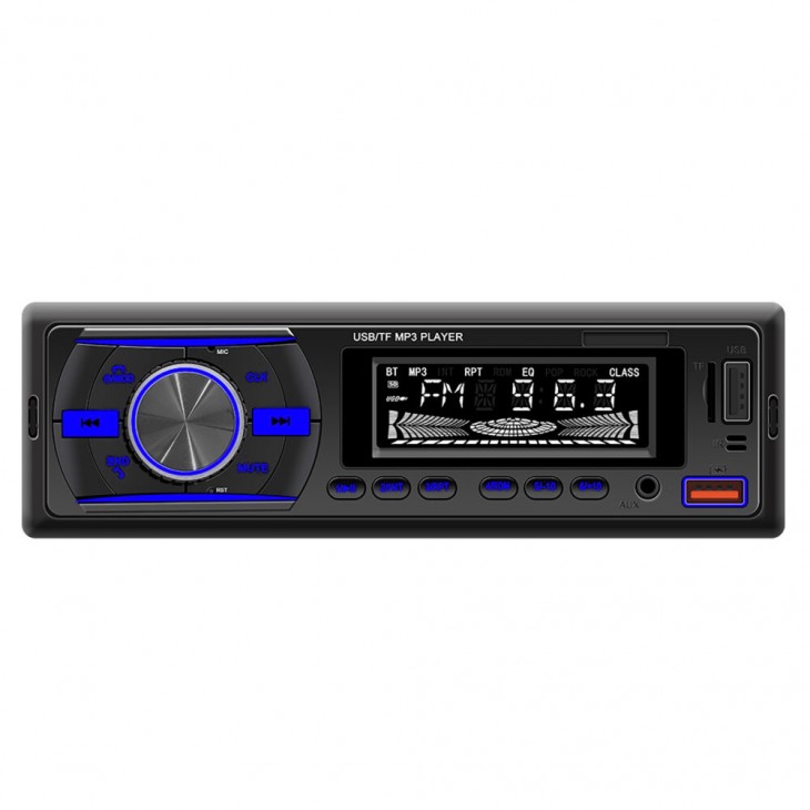 Player Auto RGB, 4 x 50W, model 7021A, cu Bluetooth, Telefon, Radio, MP3, AUX, Card, Telecomanda