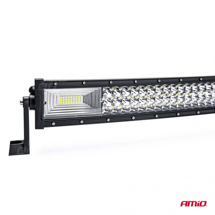 Proiector LED BAR model CURBAT pentru Off-Road, ATV, SSV, putere 729 W, culoare 6500K, tensiune 9-36V, dimensiuni 1300 x 80 x 84 mm