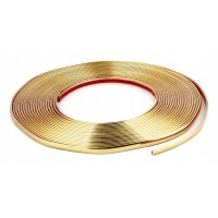 Rola Ornament autoadeziv, 12mm x 15m, culoare Crom GOLD