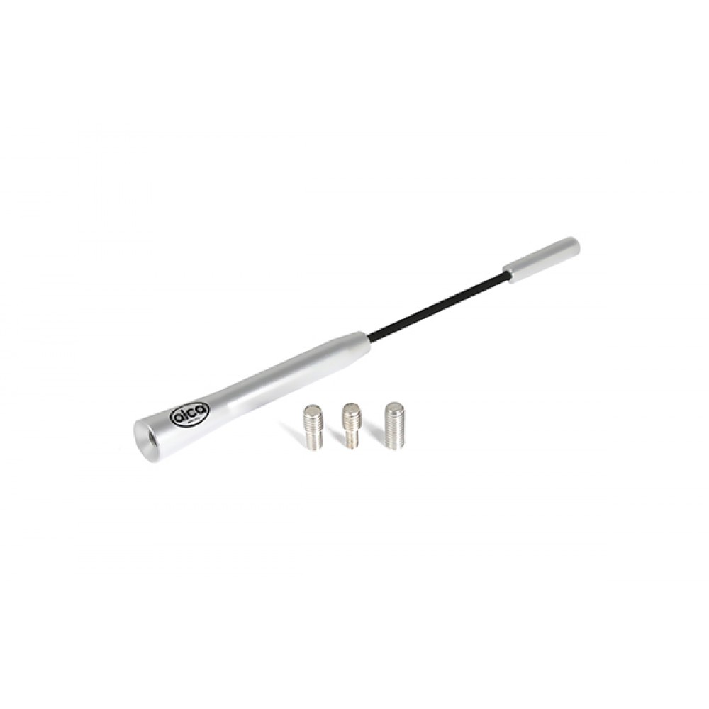 Antena Auto Exterior Cromata 16.5Cm Cu 3 Adaptoare (4-5-6Mm)