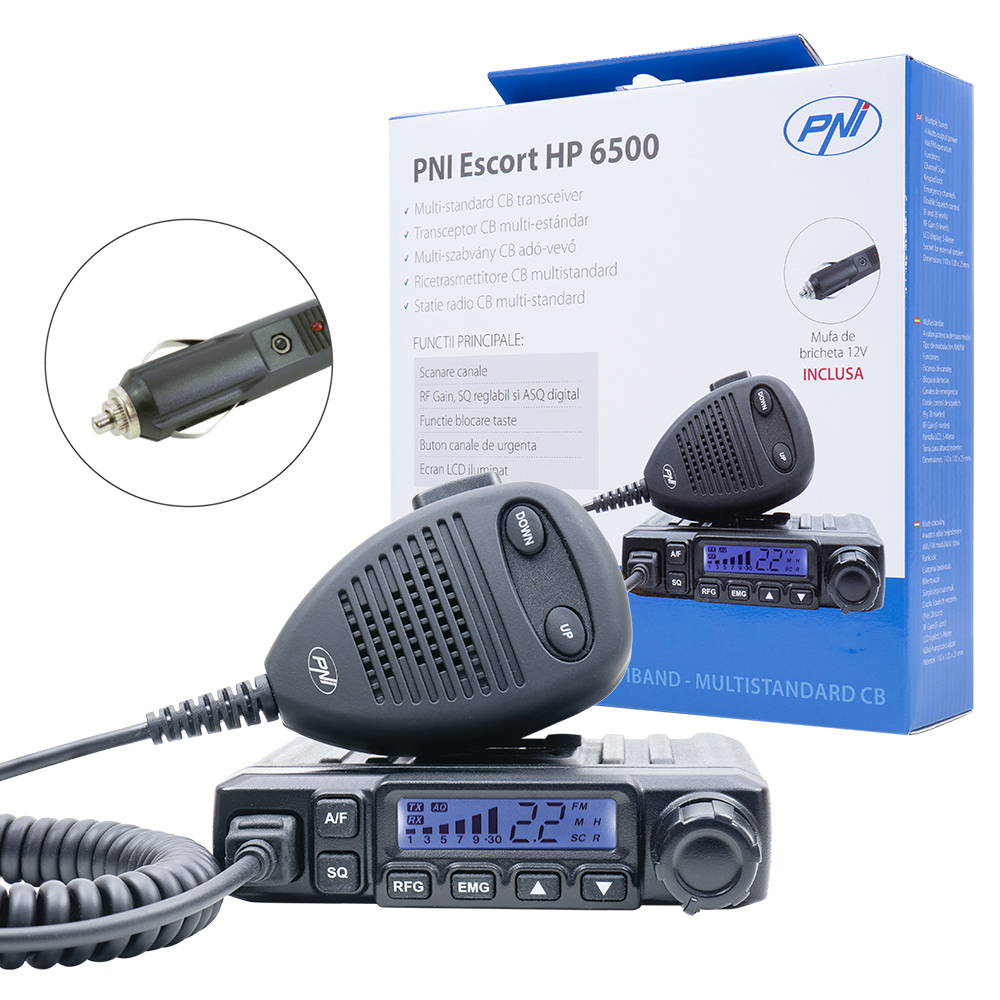 Statie Radio Cb Pni Escort Hp 6500 (Include Taxa De Timbru Verde)